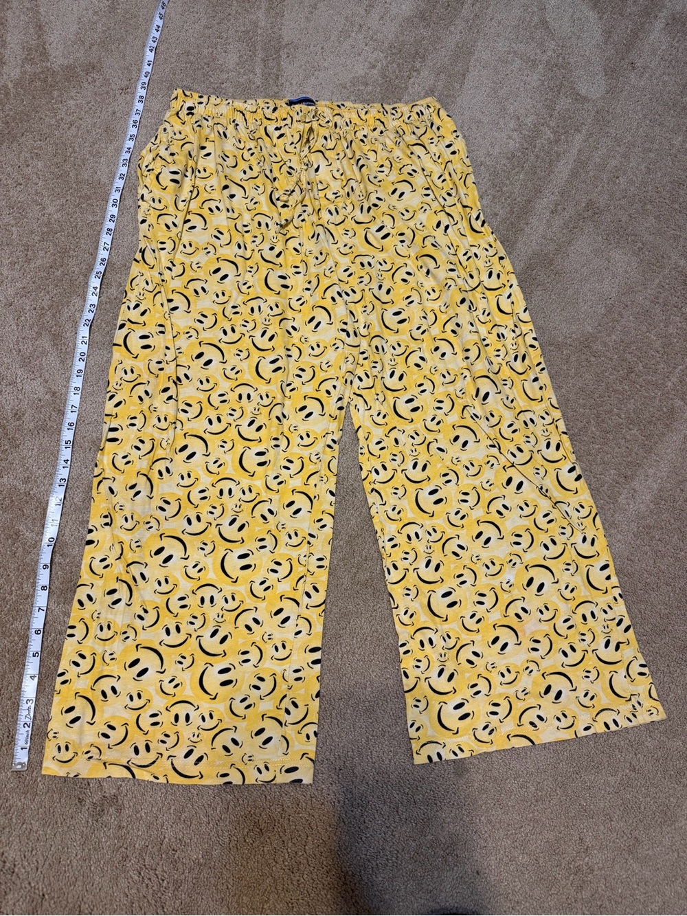 croft & barrow Yellow Smiley Face Lounge Pajama Pants